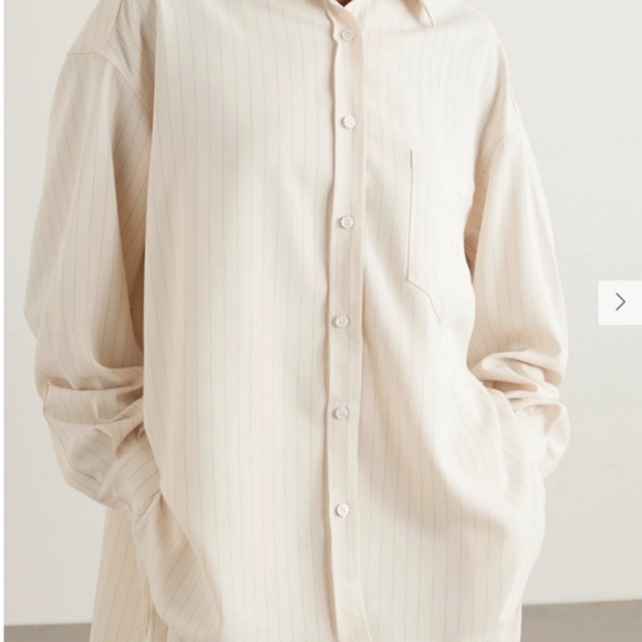 NWOT Frankie Shop Button Down XS/S - Picture 5 of 7